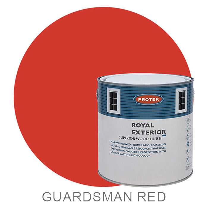 Guardsman Red  Royal Exterior Wood Finish – 2.5 Litres