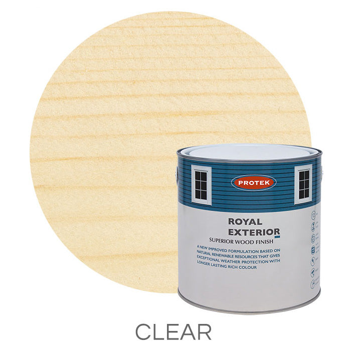 Clear Royal Exterior Wood Finish – 2.5 Litres