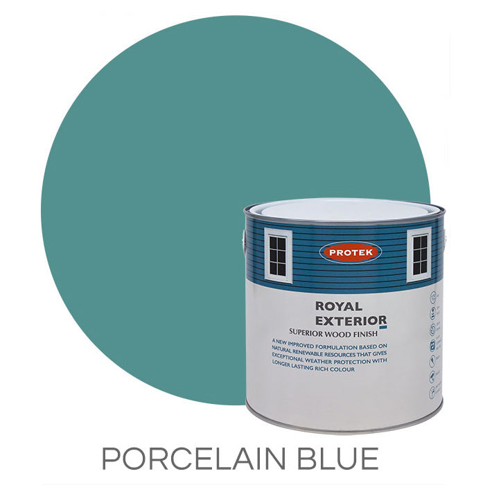 Porcelain Blue Royal Exterior Wood Finish – 2.5 Litres