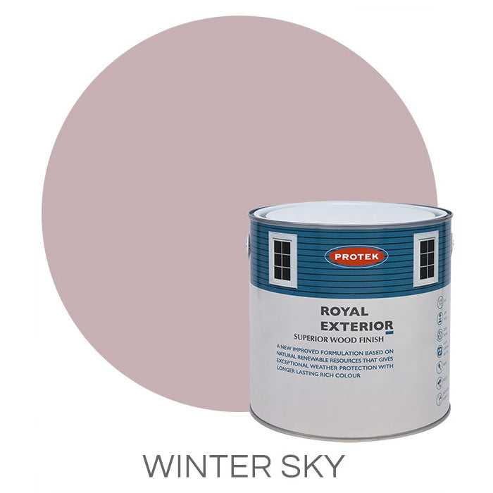 Winter Sky Royal Exterior Wood Finish – 2.5 Litres