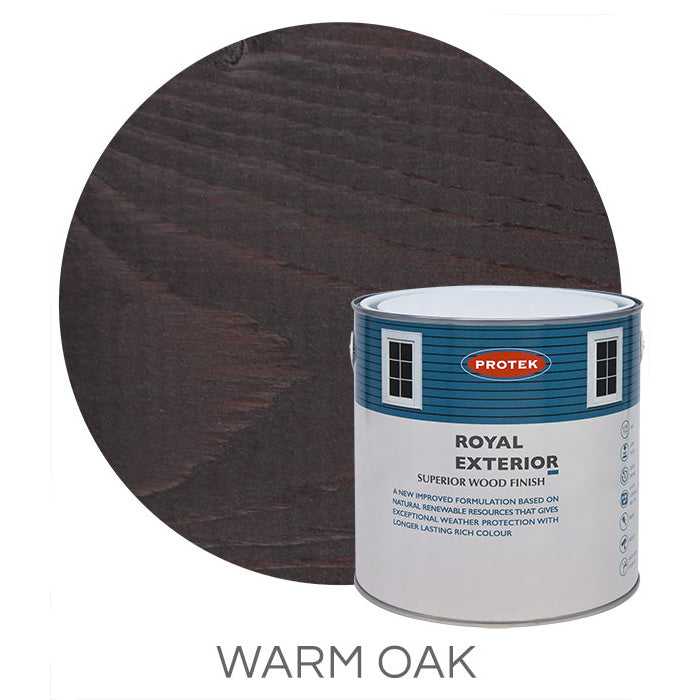 Warm Oak Royal Exterior Wood Finish – 2.5 Litres