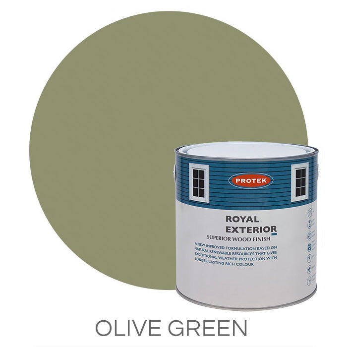 Olive Green Royal Exterior Wood Finish – 2.5 Litres