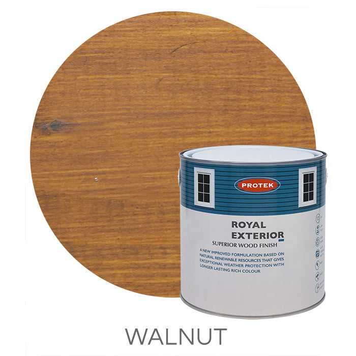 Walnut Royal Exterior Wood Finish – 2.5 Litres