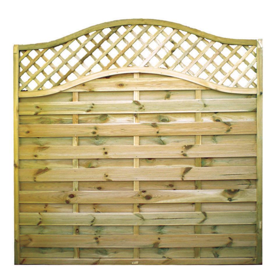 San Remo Omega with Trellis Fence Panel