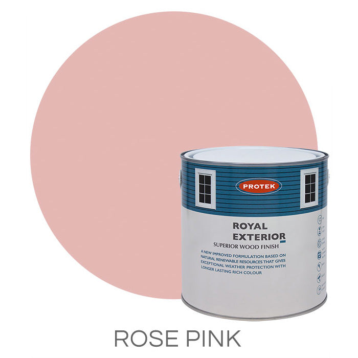 Rose Pink Royal Exterior Wood Finish – 2.5 Litres