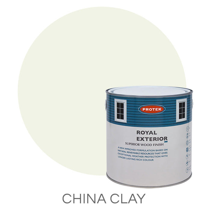 China Clay Royal Exterior Wood Finish – 2.5 Litres
