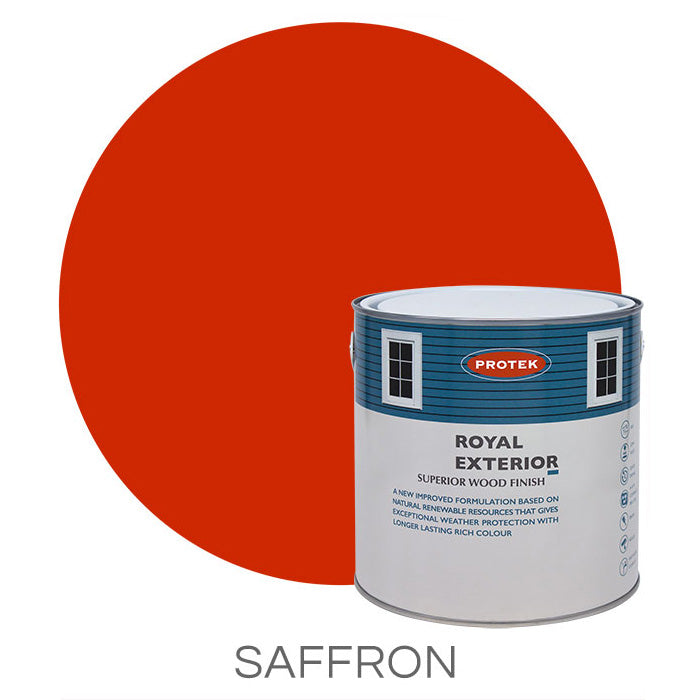 Saffron Royal Exterior Wood Finish – 2.5 Litres