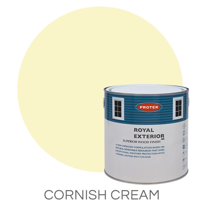 Cornish Cream Royal Exterior Wood Finish – 2.5 Litres