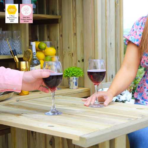 Portable wine bar deals furniture