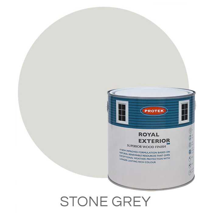 Stone Grey Royal Exterior Wood Finish – 2.5 Litres