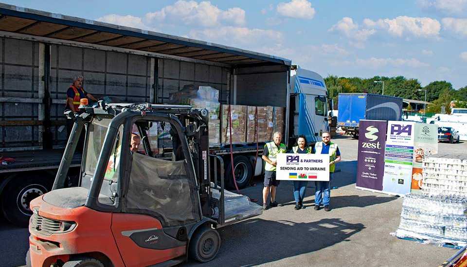 P+A Group of Companies and Partners sending aid to Ukraine