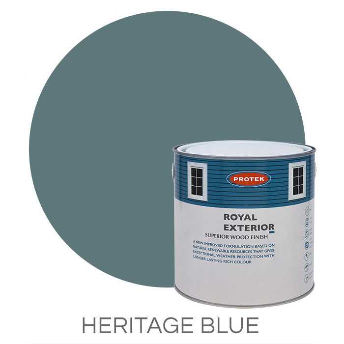 Heritage Blue Royal Exterior Wood Finish – 2.5 Litres