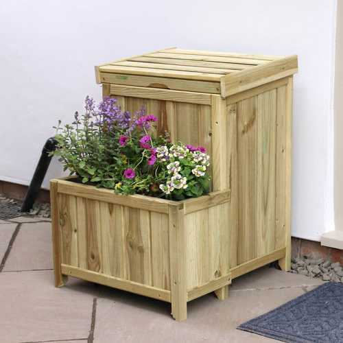 Parcel Store with Planter