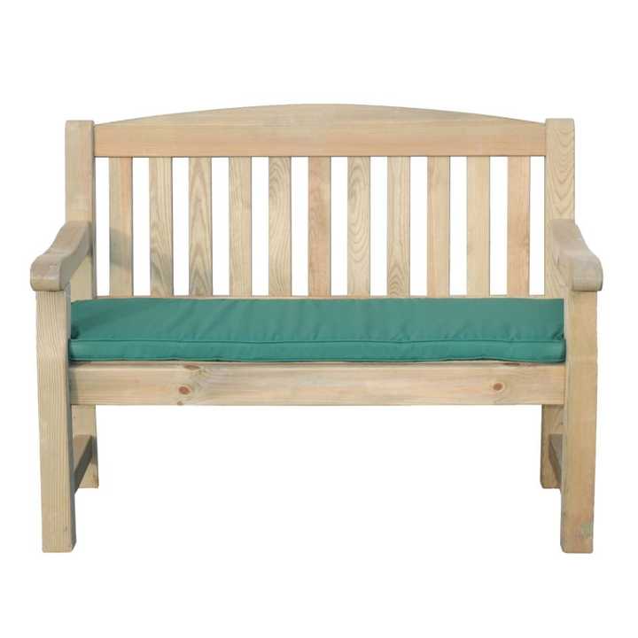 Emily Bench 2 Seater (4ft) Green Seat Pad