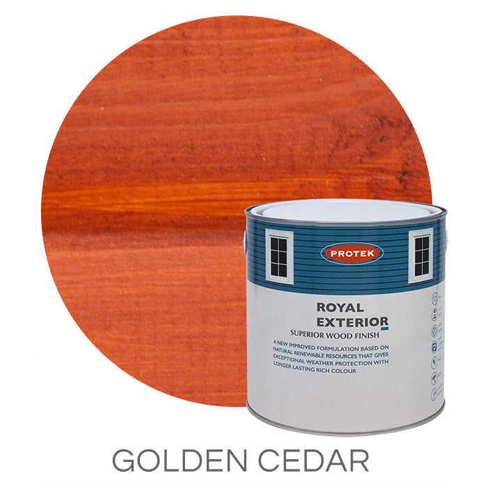 Golden Cedar Royal Exterior Wood Finish