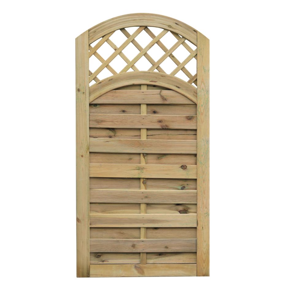 San Remo Bow Top with Trellis Gate